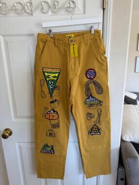 NWT Market Los Angeles Men’s streetwear Cargo Utility Carpenter pants. size M